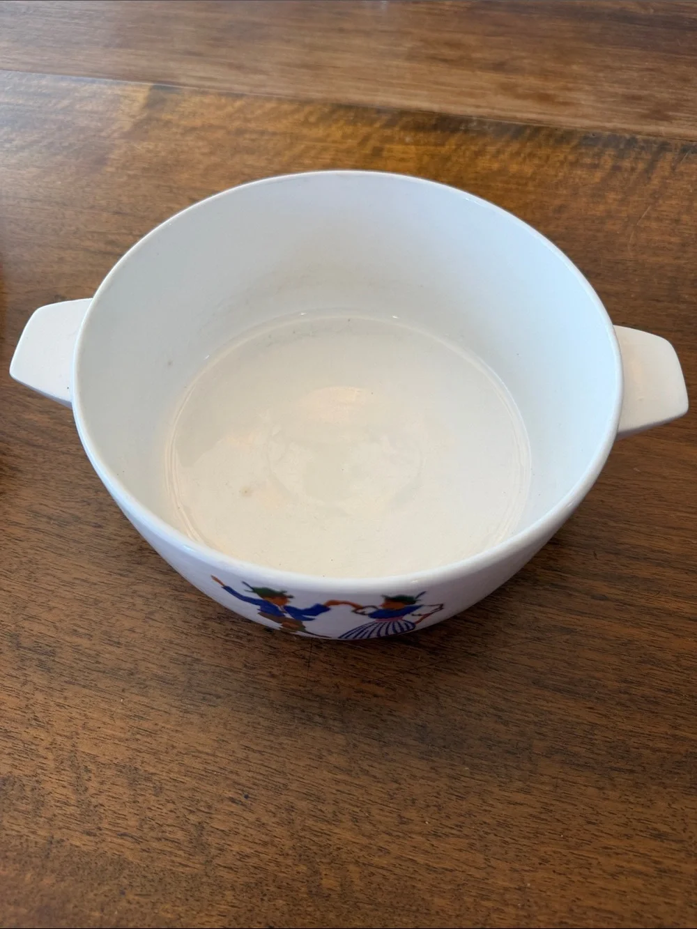 S. B. ALPINE Ironstone Dancer Casserole Bowl